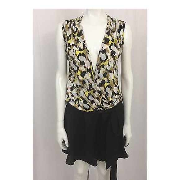 RACHEL by Rachel Roy Surplice Tie Waist Dress Sz M - Picture 1 of 6